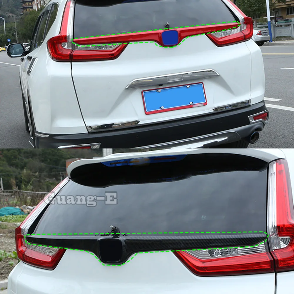 

For Honda CRV CR-V 2017 2018 2019 2020 2021 2022 Sticker Cover Back Rear Logo Door Tailgate Frame Plate Trim Trunk Parts Molding