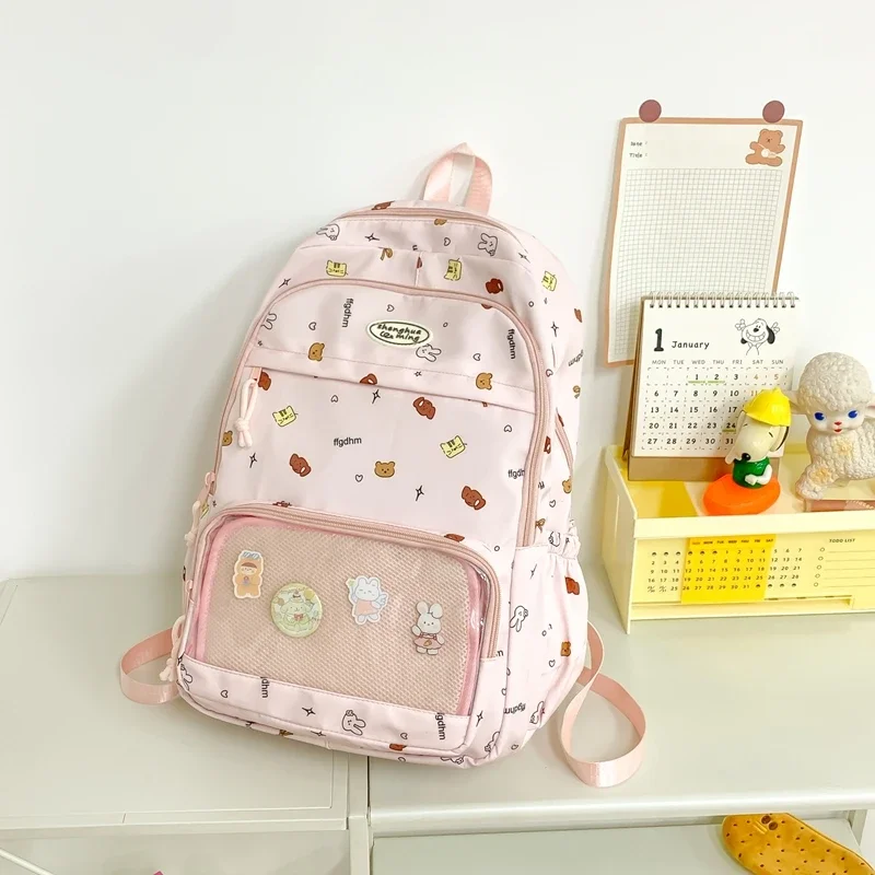 High Looks Instagram Style Girls' Backpack,High School and Junior High School Students' Large Capacity Backpack,Bolsos De Moda