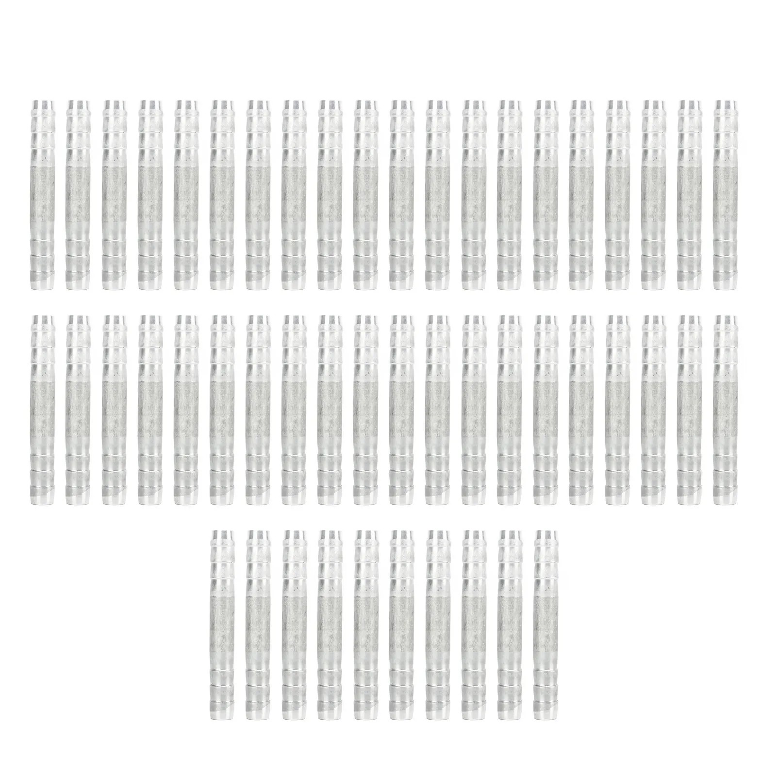 50pcs Air Conditioning Hose Barb Fitting Aluminum Universal High Strength Refrigerant Hose Barb Connector