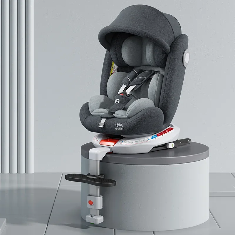 Portable Baby Seat Can Sit or Recline Newborn Baby Two-way Swivel Seat Comfortable Car Car Seat for Car Seat Child Safety Seat