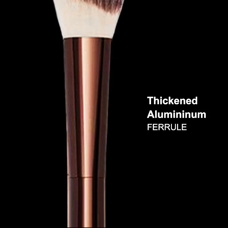 Hourglass Blush Brush No.15 Angled Stippling Contour Makeup Brush with Soft synthetic hair Alumininum Handle