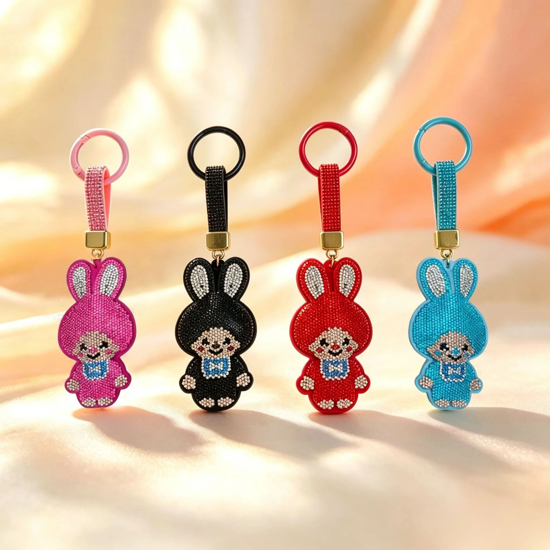 Monchhichi Keychain Cute Keychain on The Phone Kawaii Keychains for Bags Monchichi Keyrings