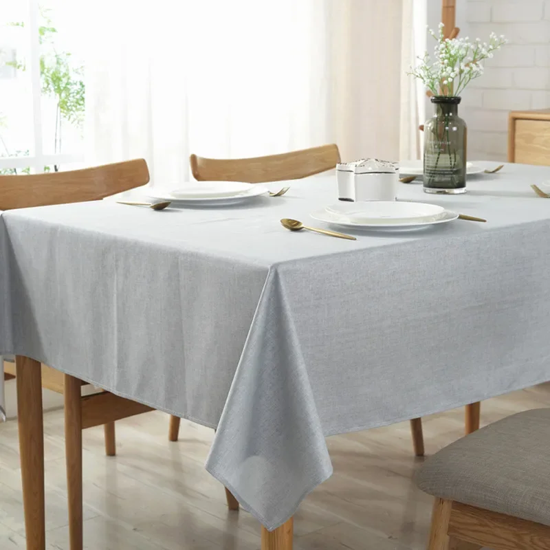 

Cotton Linen Tassel Rectangular Table Cloth Waterproof Towel Tablecloth for Table Wedding Decor Coffee Table Cover