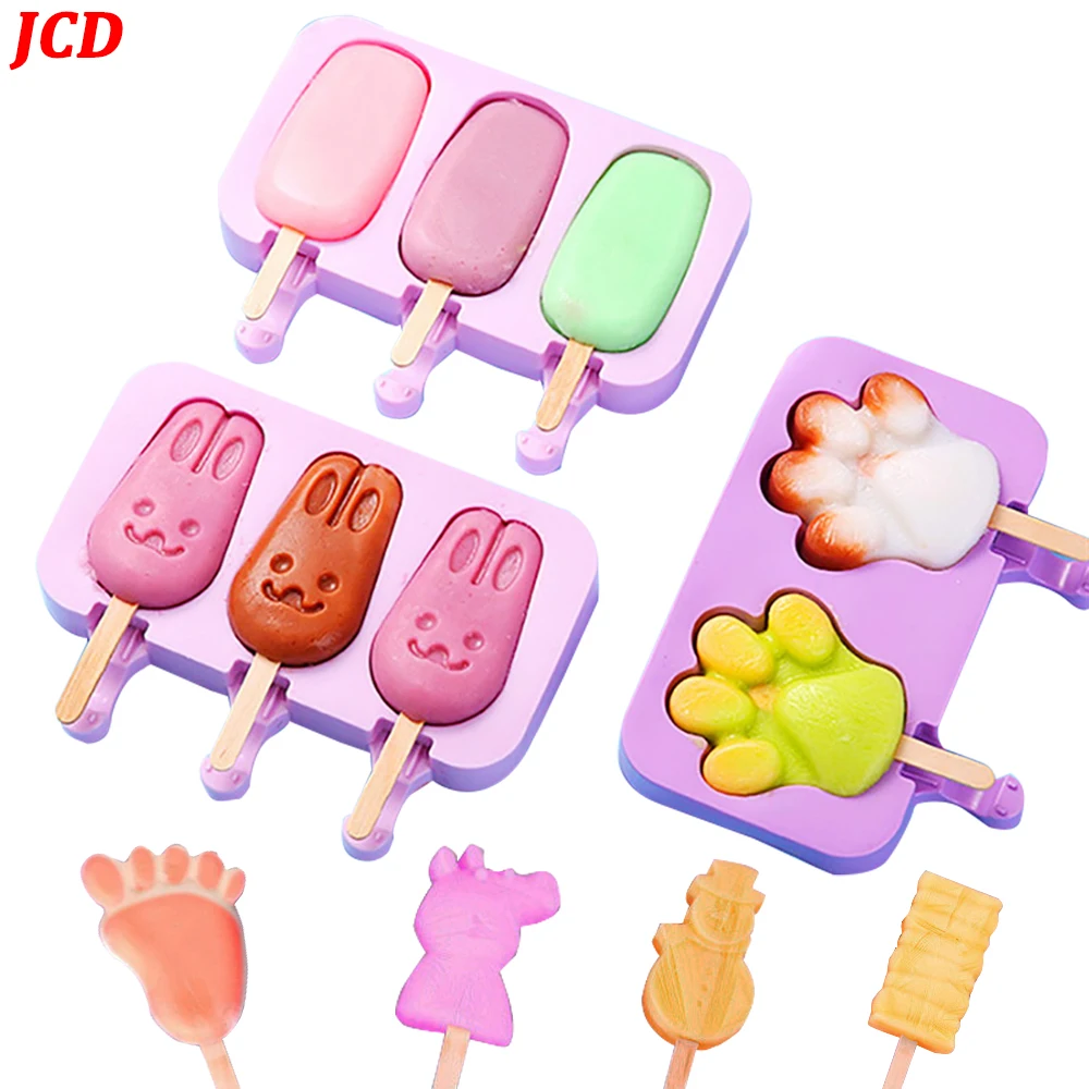 

8/4/3 Hole Silicone Mold Silicone Ice Cream Mold Popsicle Molds DIY Ice Cream Mould Ice Pop Maker Mould Ice Tray