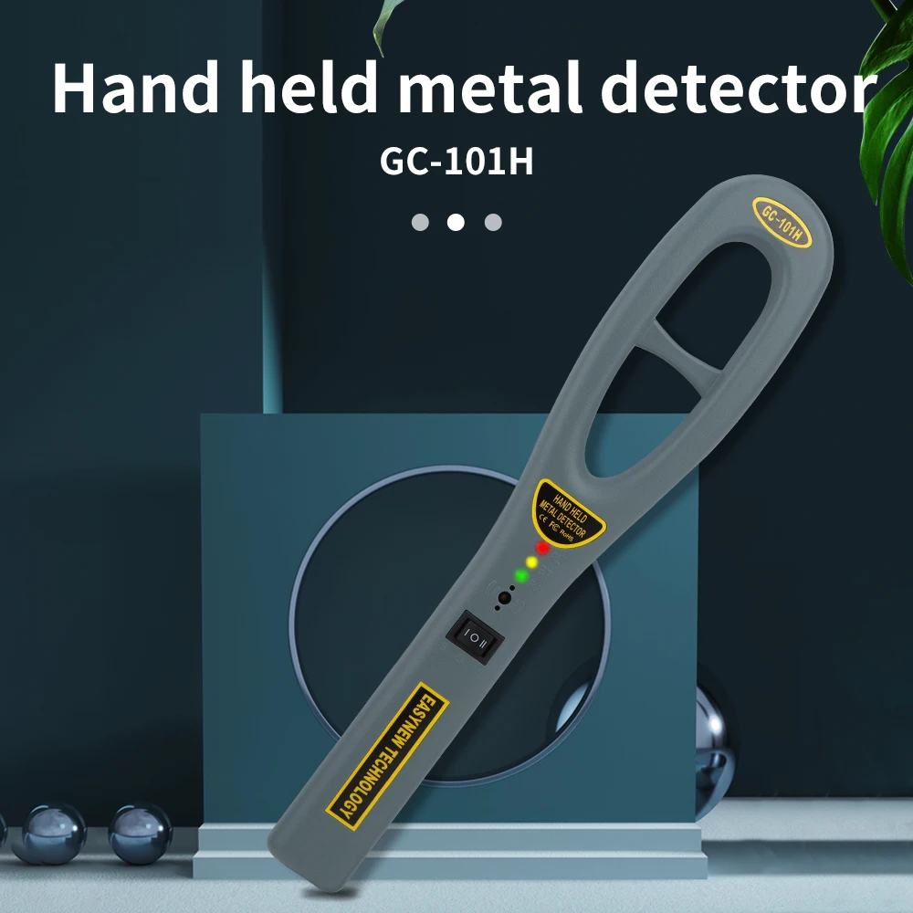 GC-101H Professional Metal Detectors High Sensitivity Handheld Scanner Finder Instrument Security Bounty Instrument Tool Locator