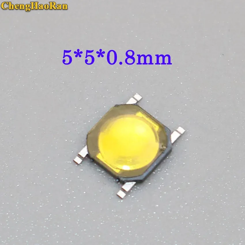 ChengHaoRan 5-50PCS 5*5*0.8mm for phone screen push button waterproof Tactile Switch Momentary tact SMD super tiny low profile