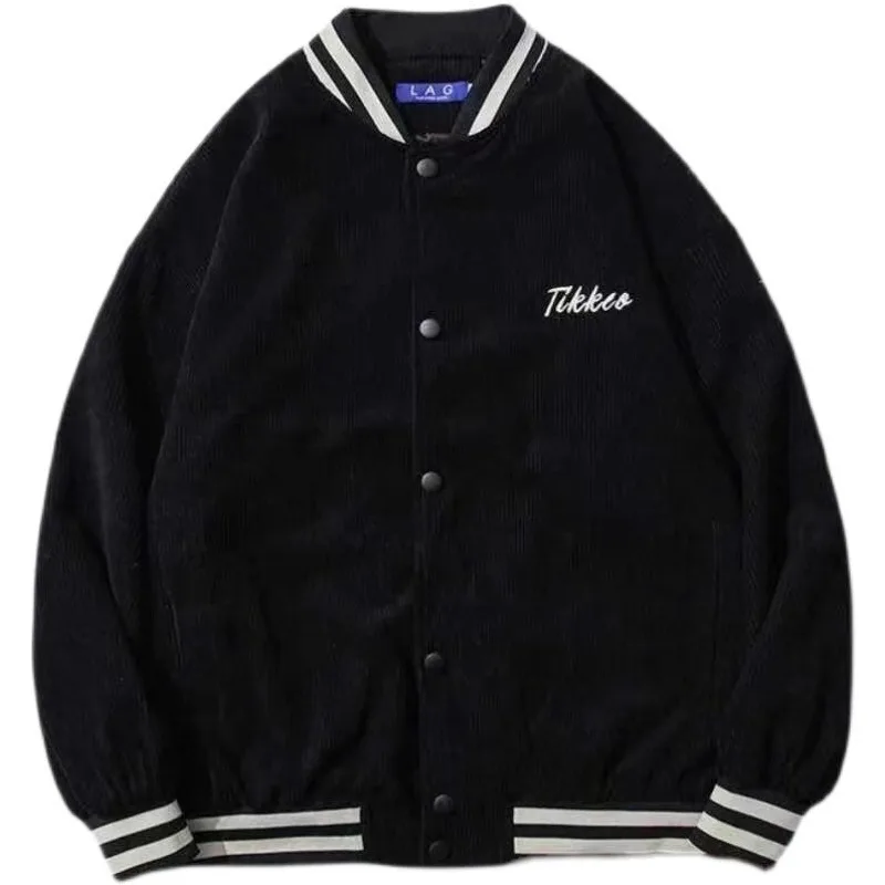 

Мужская весенне-осенняя куртка в гонконгском стиле, мужская свободная модная одежда в корейском стиле, мужская осенняя бейсбольная куртка