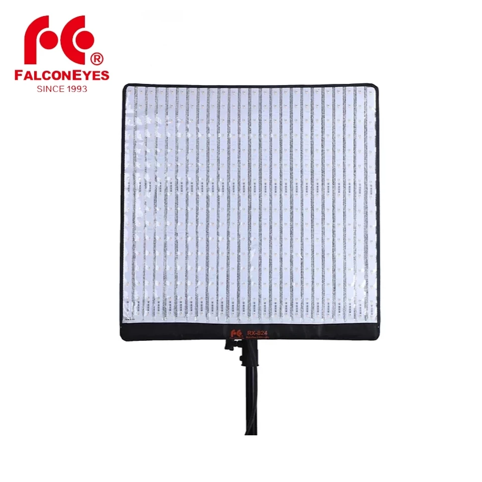 

Falcon Eyes RX-824 RGB 150W 2800-10000K LED Photographic Studo Lighting with Honeyhomb Grid Softbox for Video/Movie Shooting