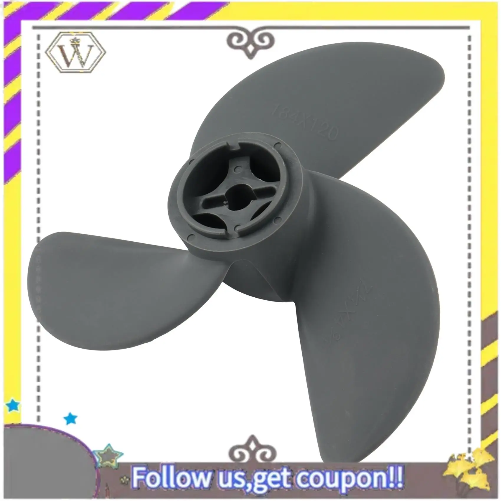 

Пропеллер ABXV 7, 1/4 дюйма X 4, 3/4 дюйма 58130-ZV0-841ZB для подвесного двигателя Honda BF2/BF2.3 HP XNH283X (STIN GREY)