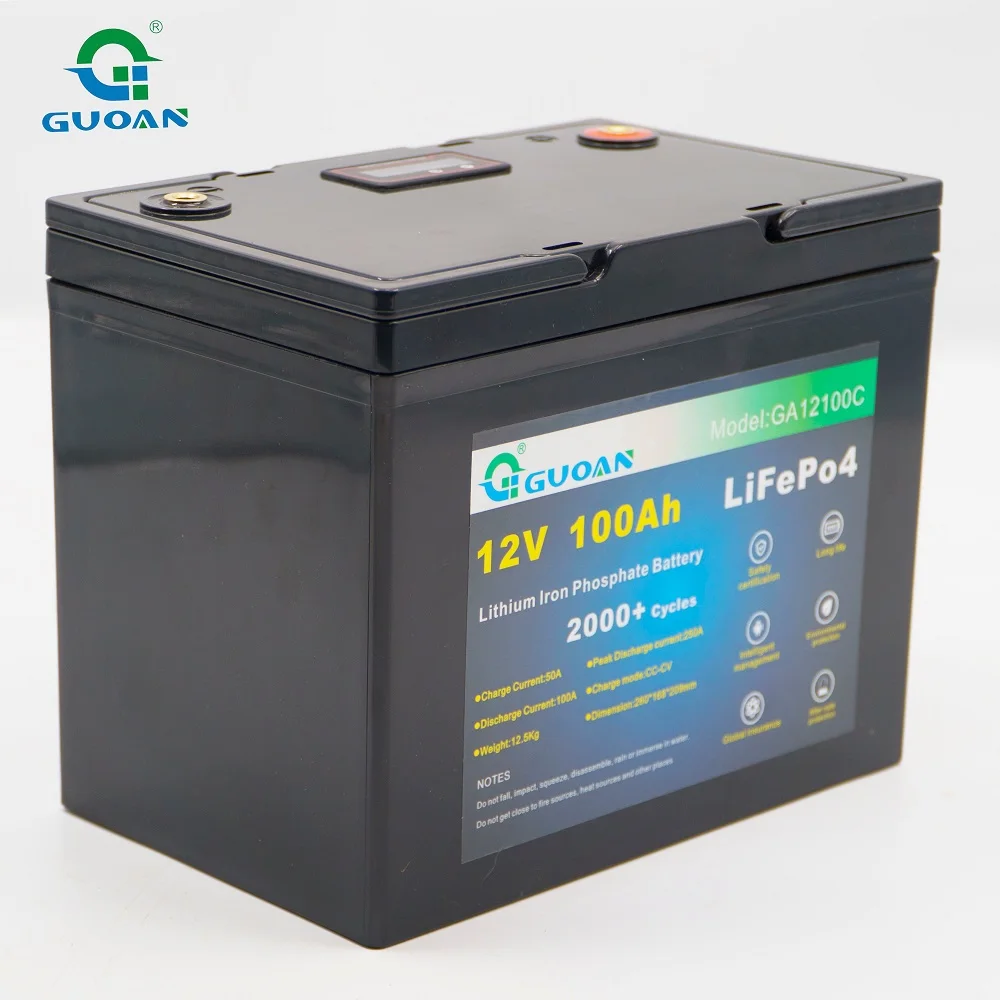 Lithium iron Battery 12V 100Ah 200ah Phosphate LiFePO4 Rechargeable Prismatic Battery OEM