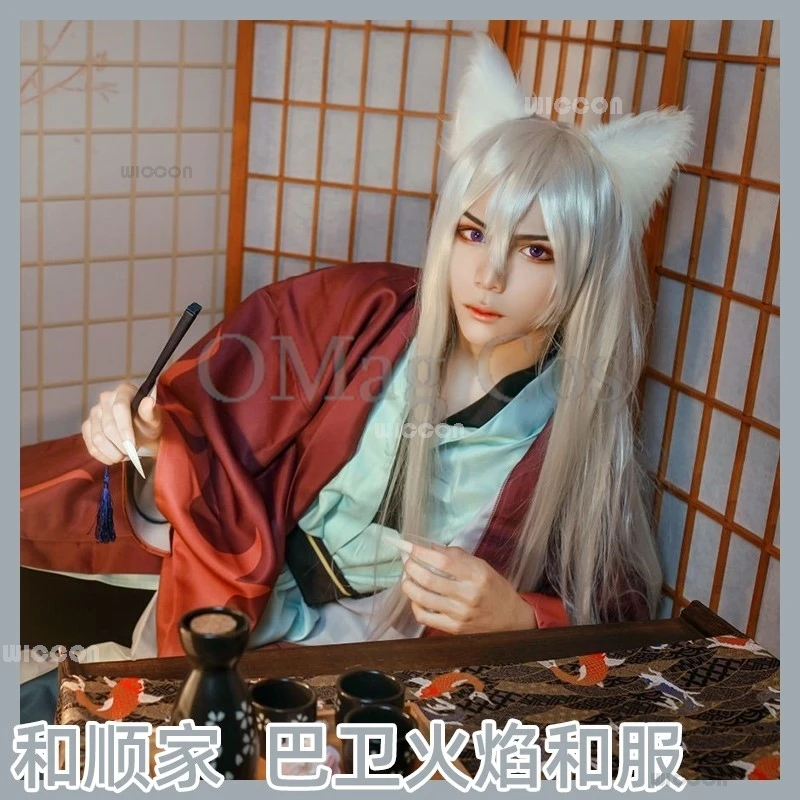 Tomoe Cosplay Costume Wig Ear Tail Anime Cos Kamisama Kiss Hajimemashita Cosplay Japanese Kimono Outfit Halloween Uniform Suits