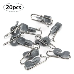 20pcs Release Clips Bait Clips Fishing Accessories Release Clip Carp Fishing Tackle Pesca Fishing Impact Hook