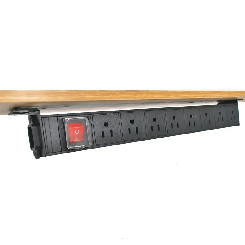 PDU power strip network cabinet rack C14 port PDU power strip distribution unit 1-11AC US invisible socket