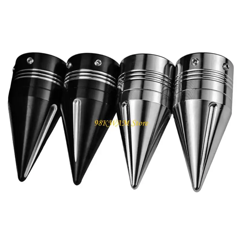 

68UF Motorcycle Front Fork Sliders Protective Decorative Accessory Motorcycle Fork Protector Cups Simple Installs for Bikes