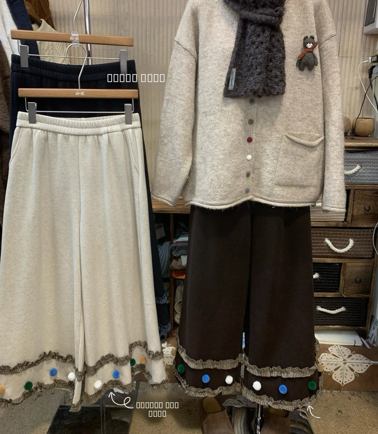 

Женские зимние утепленные брюки-клеш больших размеров с кружевной отделкой, высокой талией, для повседневной носки