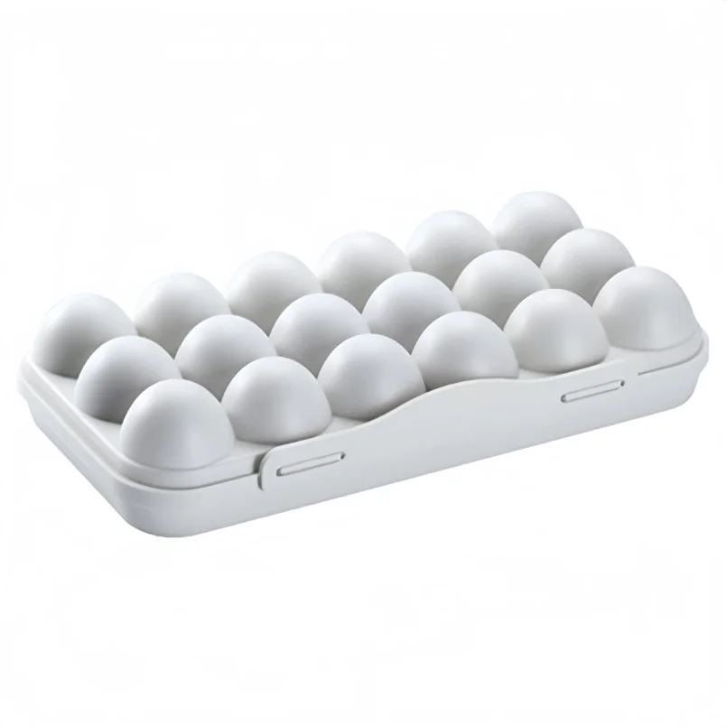 12/18 Grids Egg Storage Box Egg Protector Case Slot Tray Container Refrigerator Storage Box Kitchen Eggs Holder