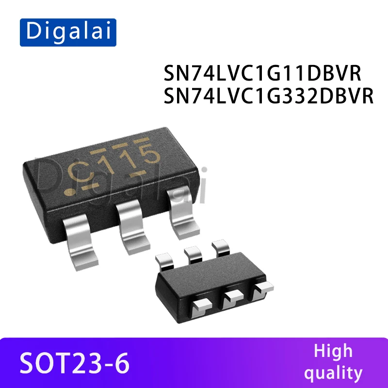new Original 10-20pcs SN74LVC1G11DBVR SN74LVC1G332DBVR Single Gate Logic IC SOT23-5 In Stock Priority Ship