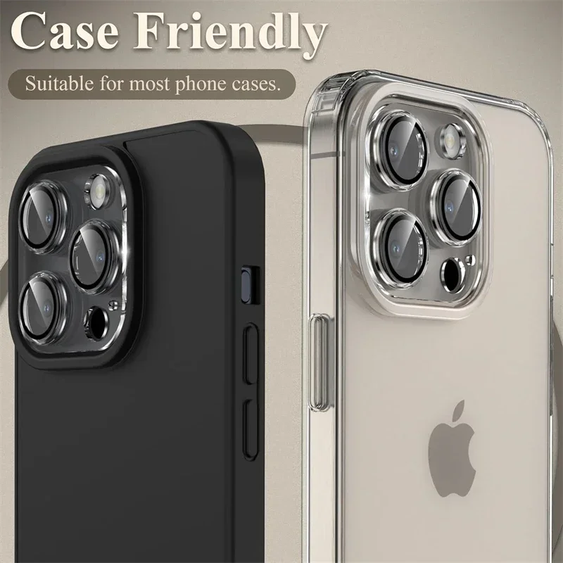 Mobile Phone Camera Lens Protector For IPhone 16 15 14 13 11 Pro Max 12 Mini Plus 15 16 Lense Cover Accessories