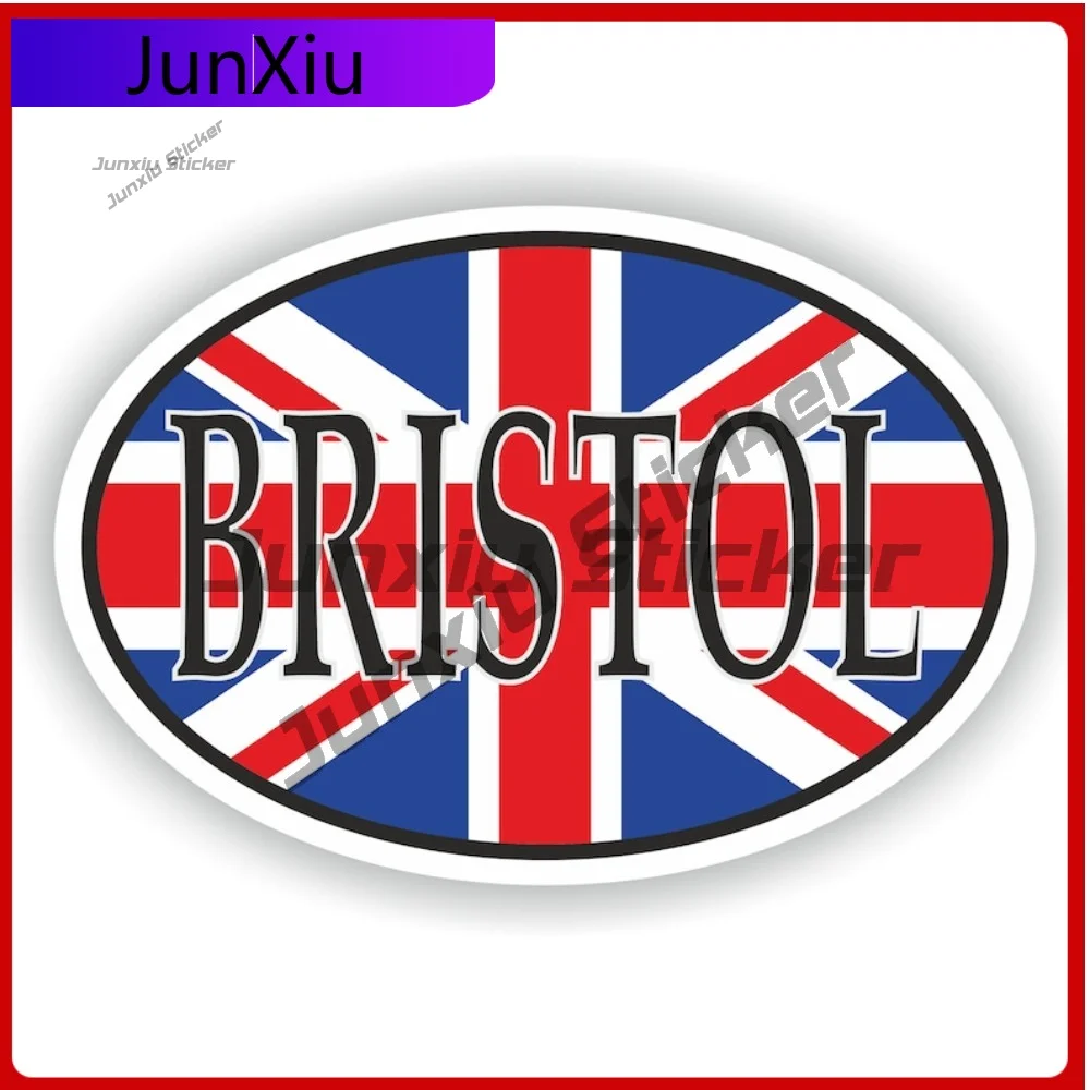 

Bristol United Kingdom Uk City Oval Flag Sticker Scratch Cover Vinyl Decals Graphics Custom Van Stickers And Decals Bumper Stick