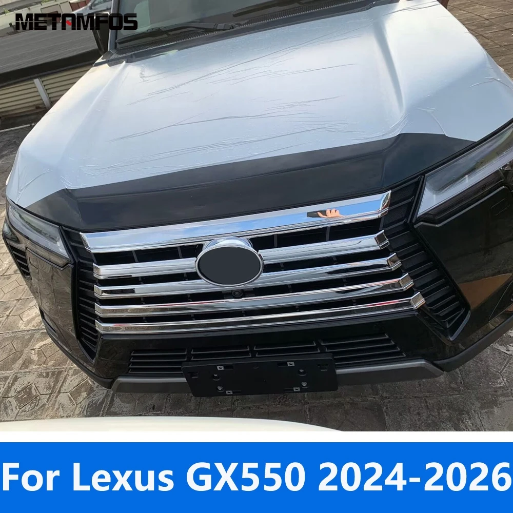 

Для Lexus GX550 2024 2025 2026 хромированная решетка переднего центрального бампера, гоночная решетка, молдинг, накладка, внешние аксессуары, Стайлинг автомобиля