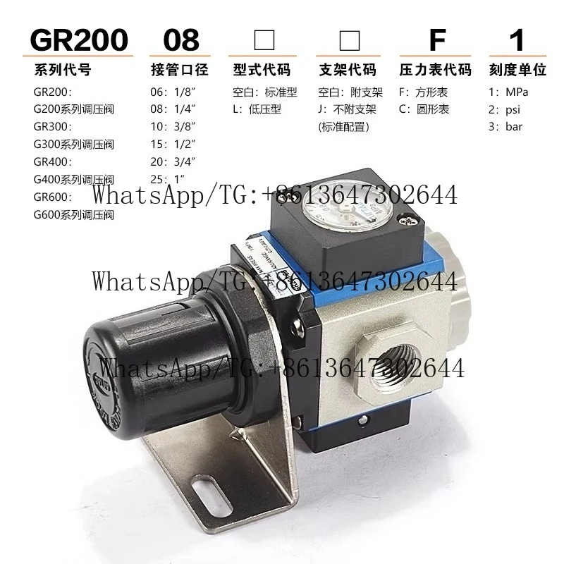 Original in stock, pressure reducing valve GR300-15 GR400-10 GR400-15/F1/C1