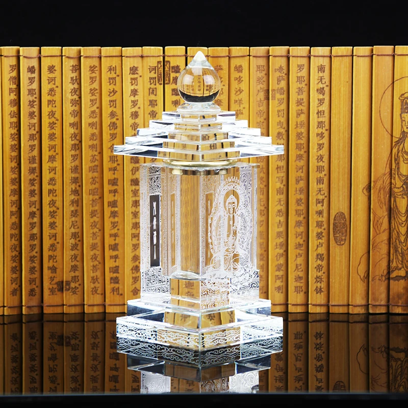 

Southeast Asia Buddhism Sarita stupa Pagoda HOME Buddhist shrine talisman buddha dagoba tower crystal bottle statue