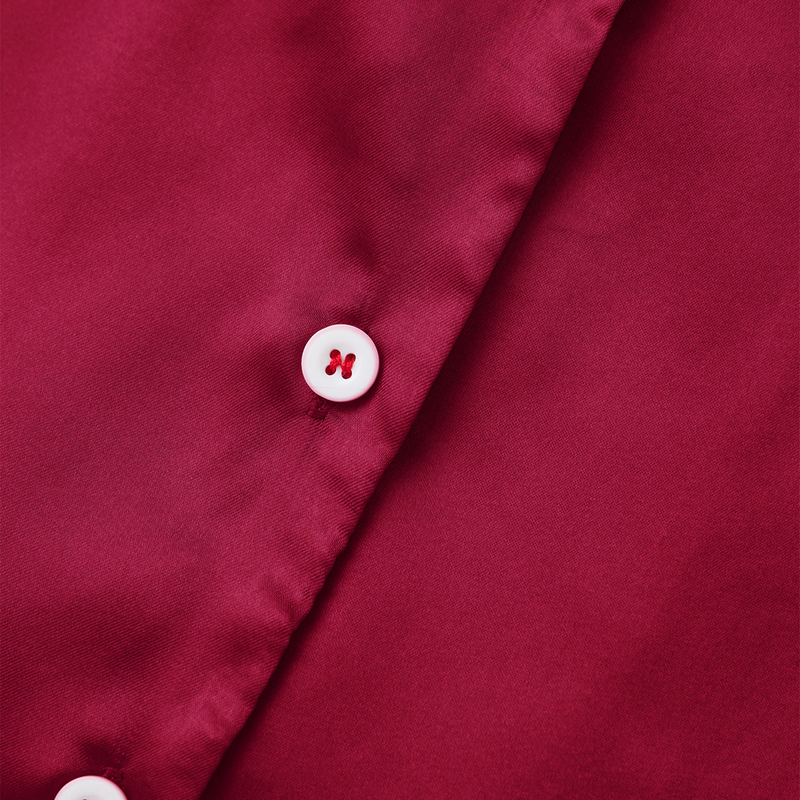 

Women’s 2 Piece Satin Pajamas Set Short Sleeve Button Up Shirt Ruffled Shorts Set Lounge Clothes