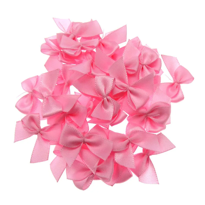 50 PCS 2.5cm Little Baby Hair Grosgrain Ribbon Bow Baby Boutique Accessories Lace Bow Flowers Embellishment