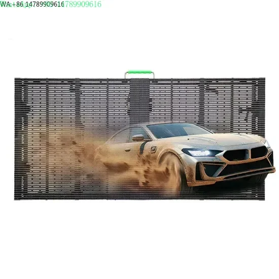 Custom Weatherproof Outdoor LED DisplayFull Color Indoor Advertising Sign Board Advertising Digital Transparent Display