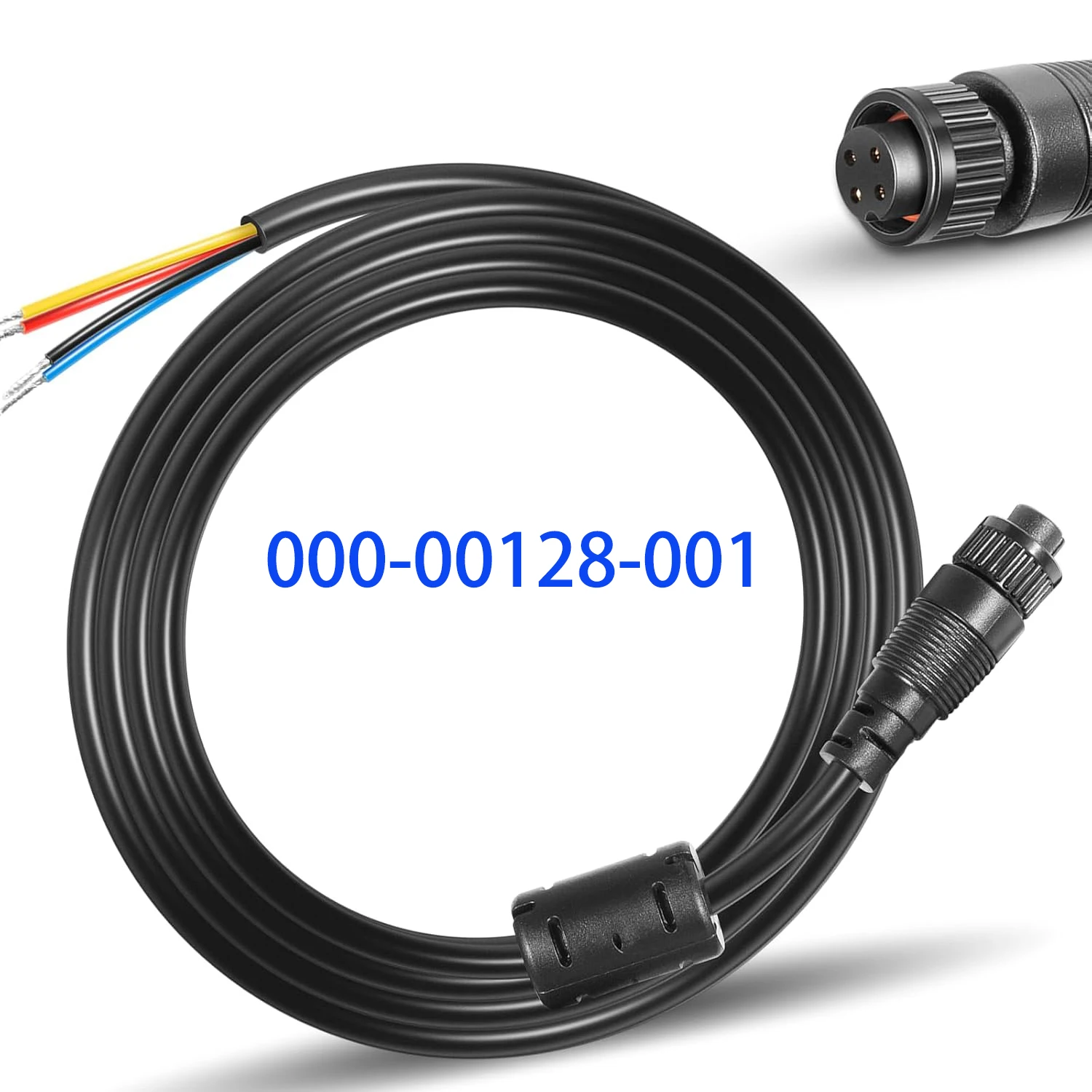 000-00128-001 4-контактный шнур питания для Simrad GO9/12 Vulcan 7/9/12, NSS EVO3 для включения питания, шины управления питанием и внешней сигнализации 6,5 футов