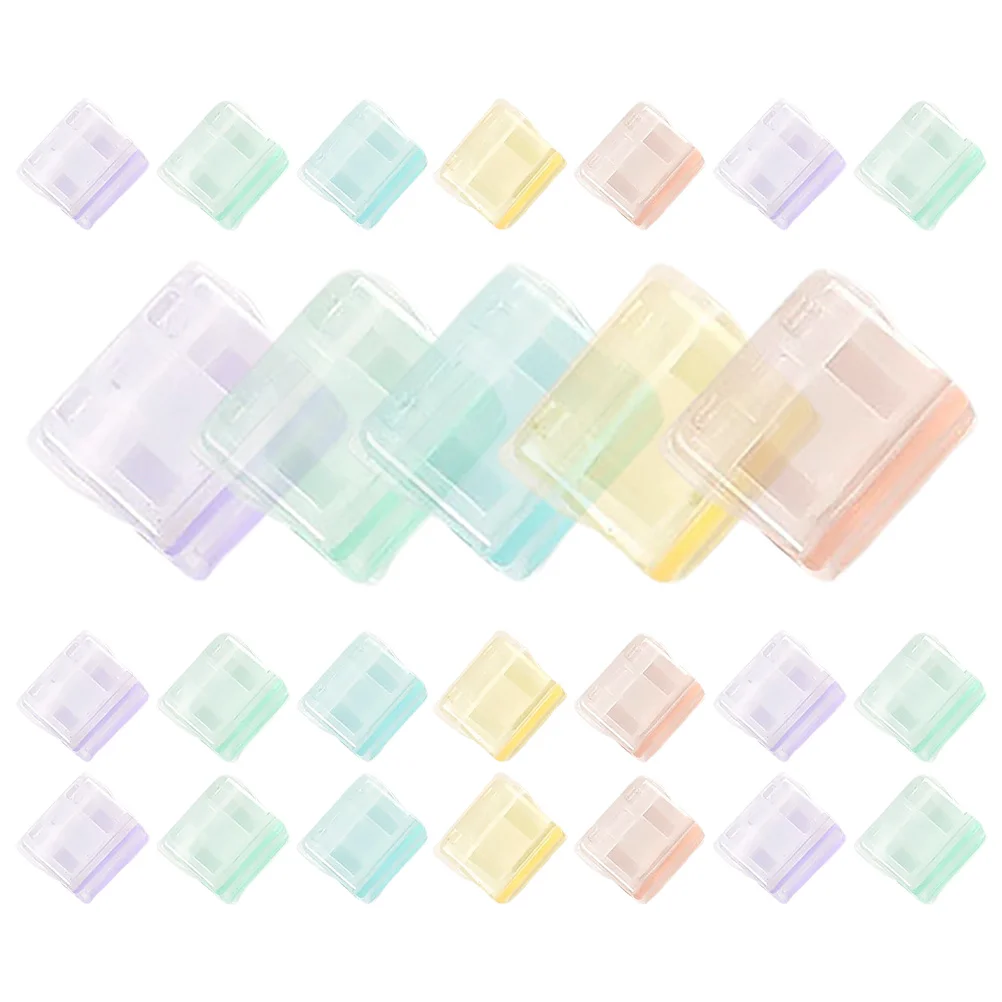 

50Pcs Colorful File Clips Binder Clips Medium Reusable Clamps for Papers Documents Books Office Organization Supplies for Women