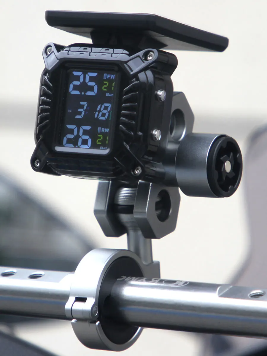 

Solar Tire Pressure Monitor Locomotive External Instrument Wireless