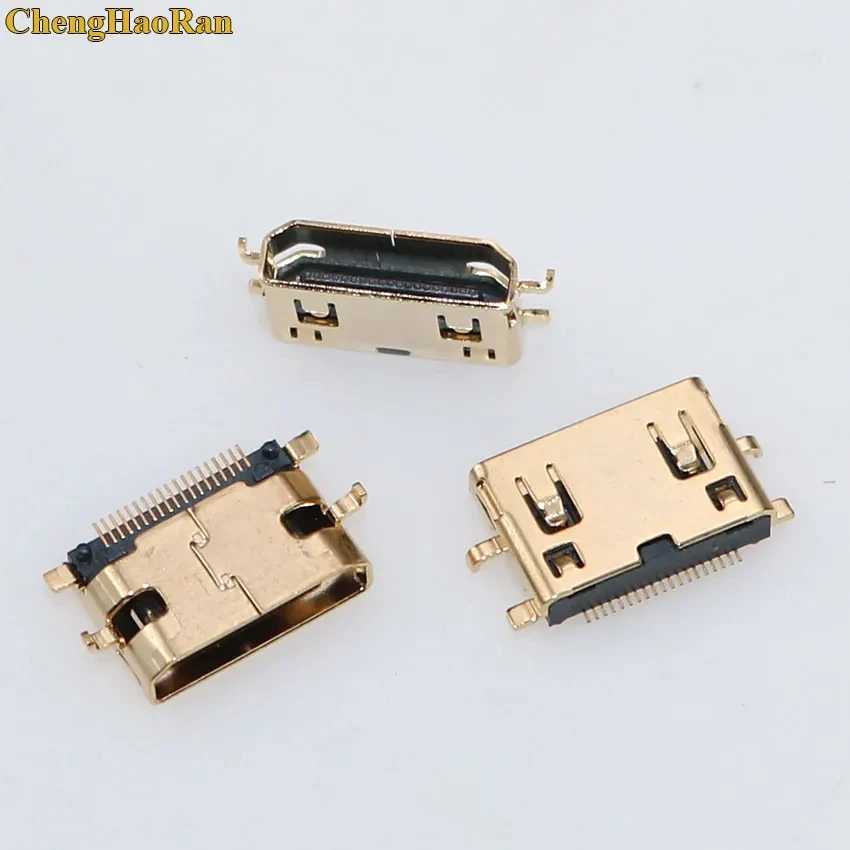 ChengHaoRan 1 stücke 19Pin C Typ Sinking platten 0,8mm SMT + DIP fuß vergoldung MINI HDMI Buchse – Detail 3