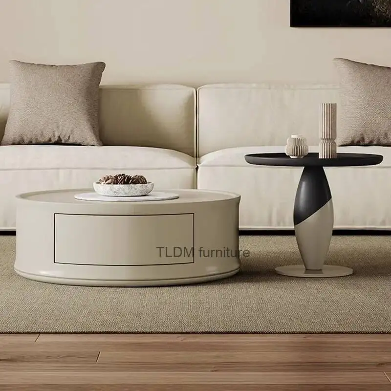 

Винтажный журнальный столик, минималистичный дизайн, пол, современный круглый стол, центральная сторона, гостиная Wohnzimmer Tisch, мебель для салона