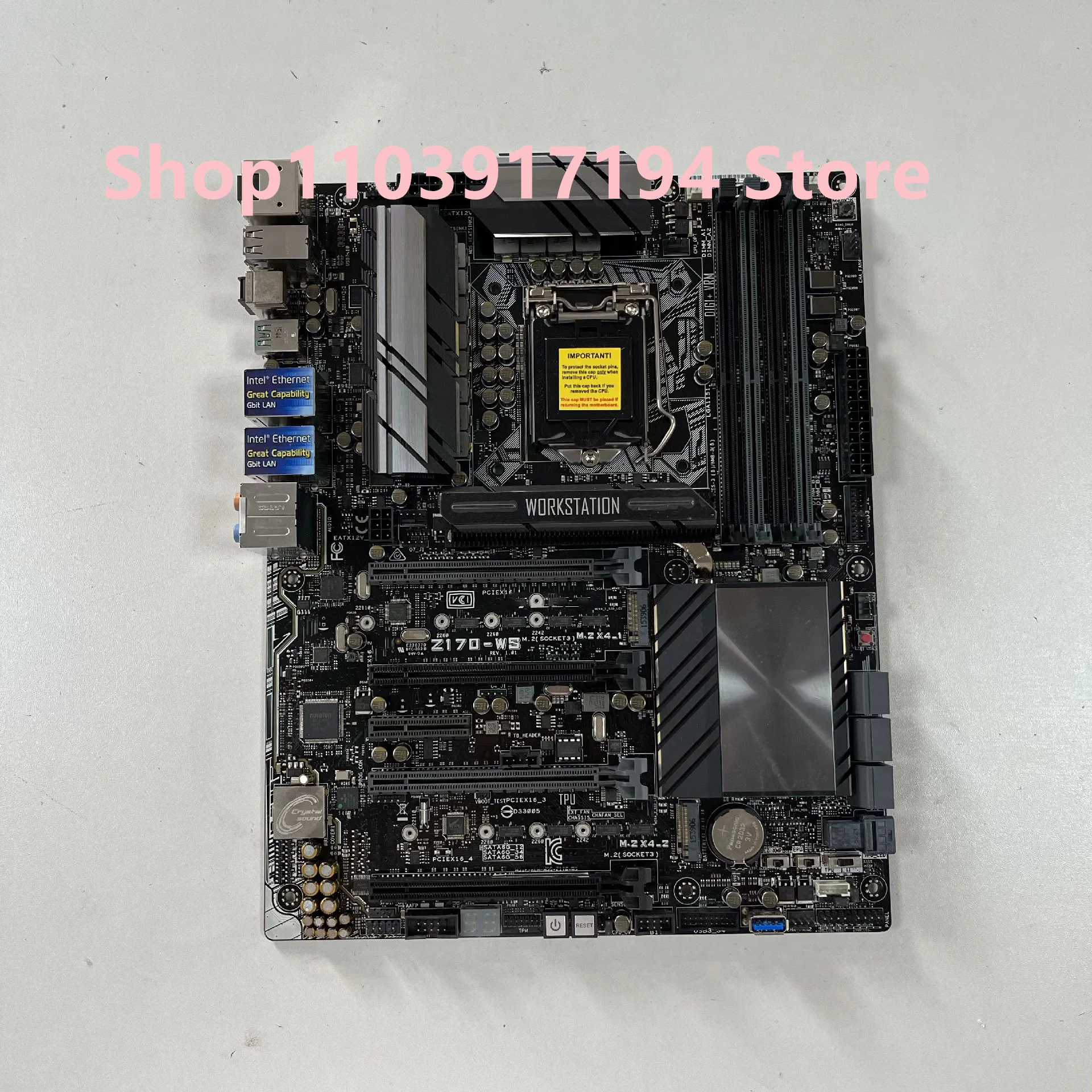 Z170 Z170-WS   Perfect test Stable performance