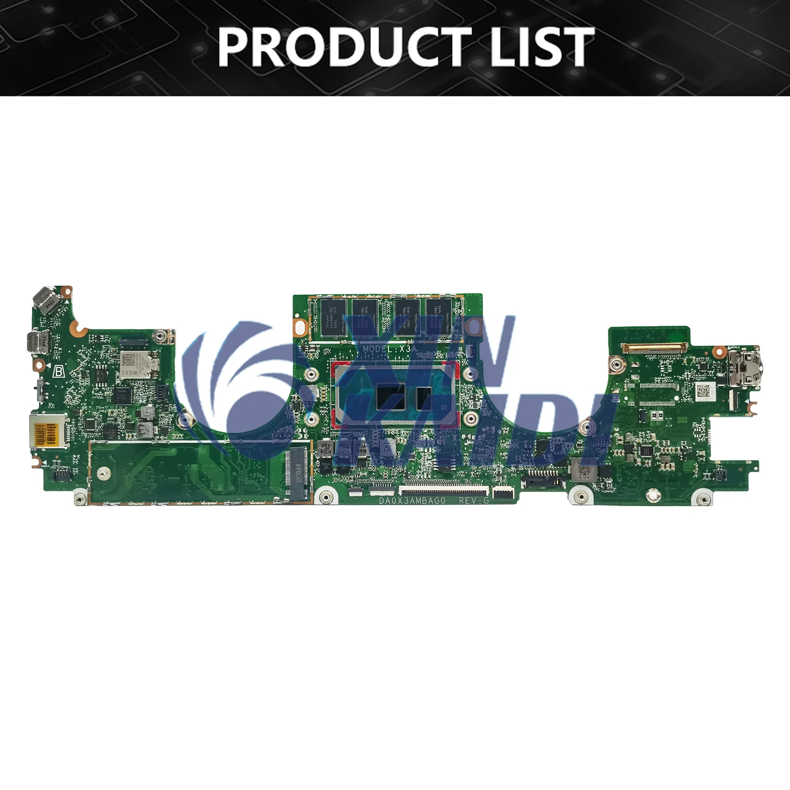 Laptop Moederbord Voor HP Spectre 13-AW L71985-601 L71986-601 L71988-601 DA0X3AMBAG0 Moederbord CPU I5 I7 10th 8G 16G RAM