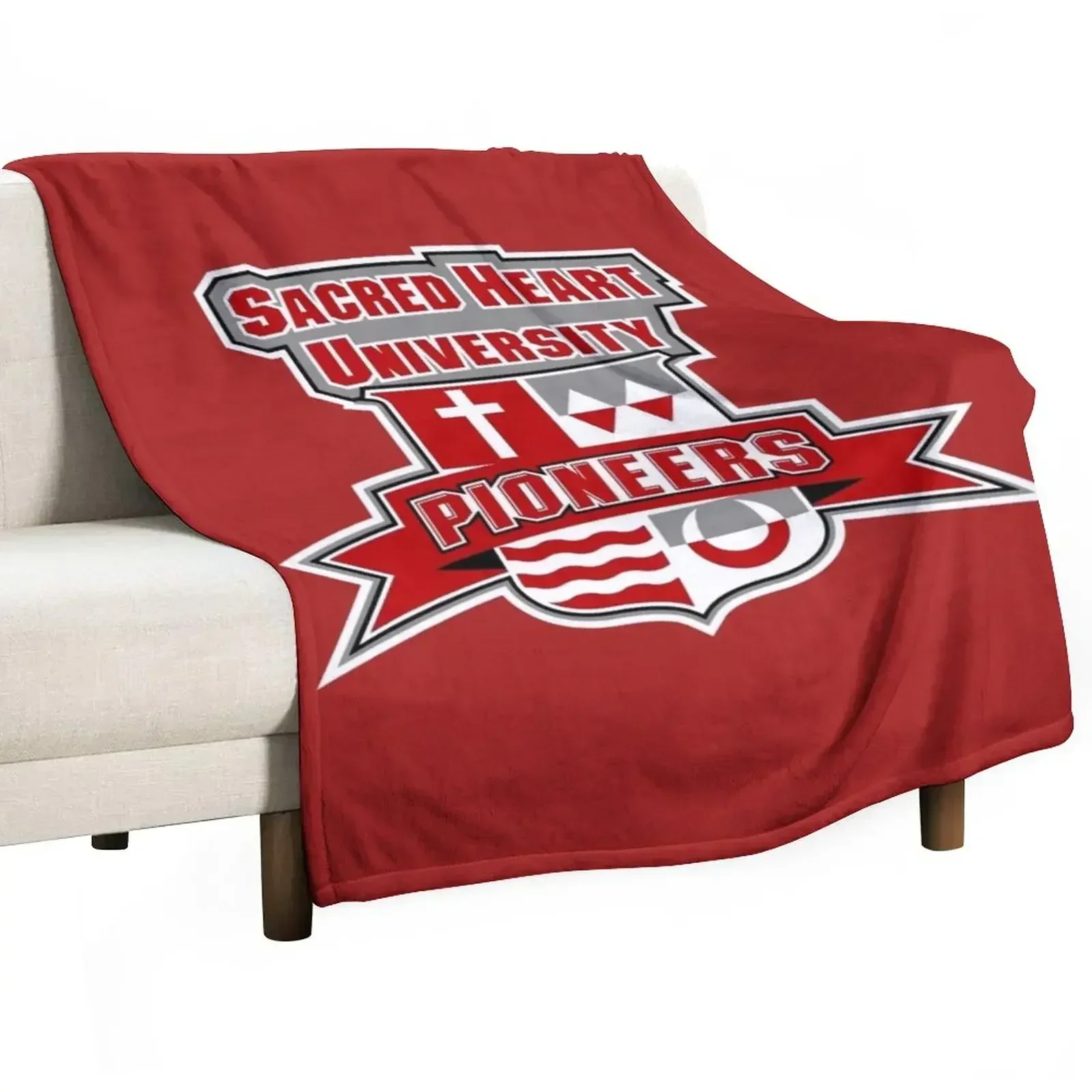 Sacred Heart University Throw Blanket Baby bed plaid Blankets For Bed Vintage Sofa Furrys Blankets
