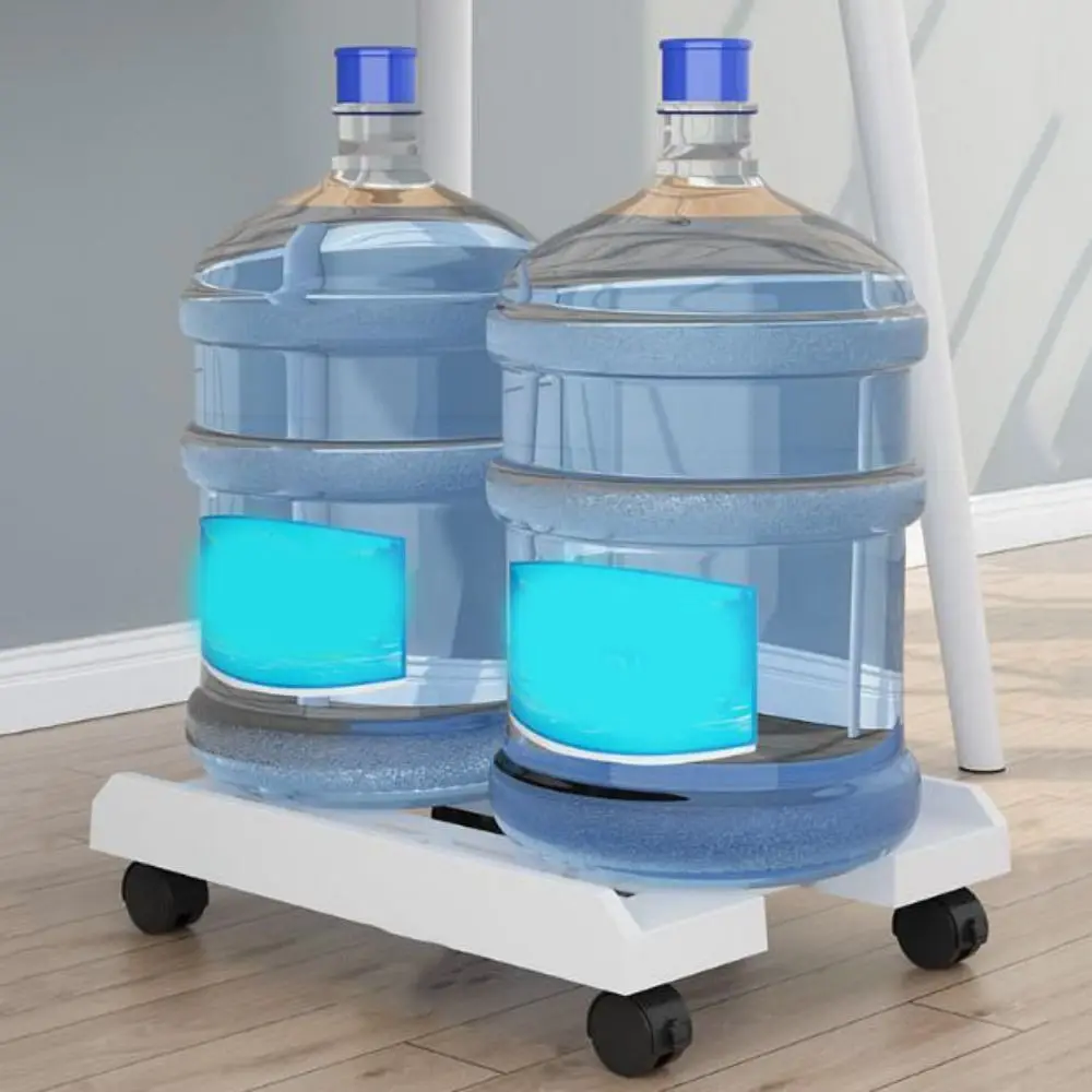 

Black White Ventilated PC Rack Adjustable Lockable Computer Tower Stand Heavy-Duty with 4 Caster Wheels Under Desk CPU Holder