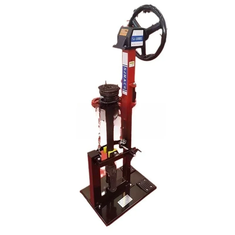 Hand-cranked shock absorber spring compressor Automotive shock absorber spring disassembly tool Compressor disassembly manual