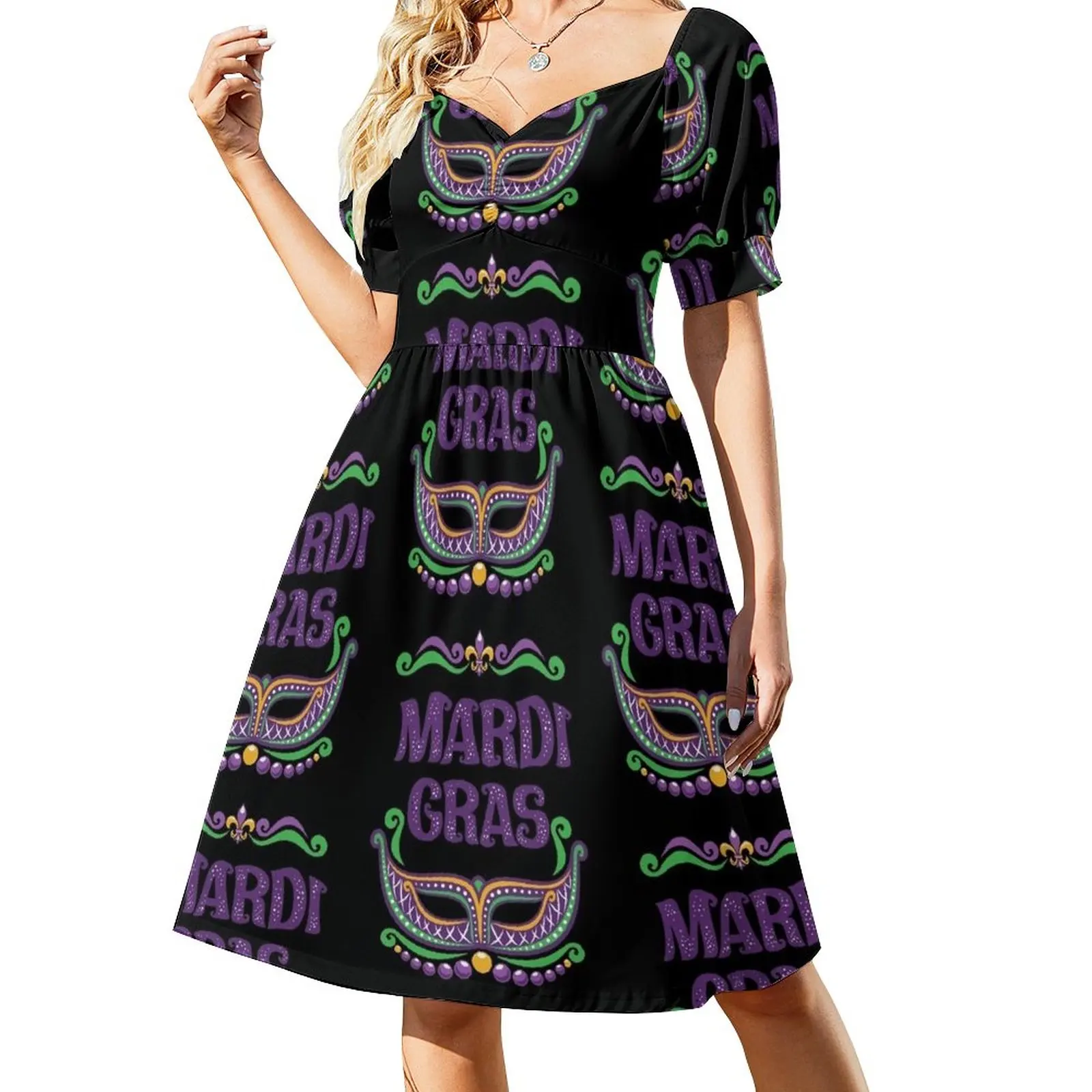 

This Is My Mardi Gras Shirt 2019 Sleeveless Dress women's evening dress 2024 long dress women