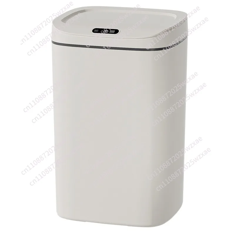 Smart trash can, large capacity, automatic opening lid, bathroom induction crack, trash can induction trash can