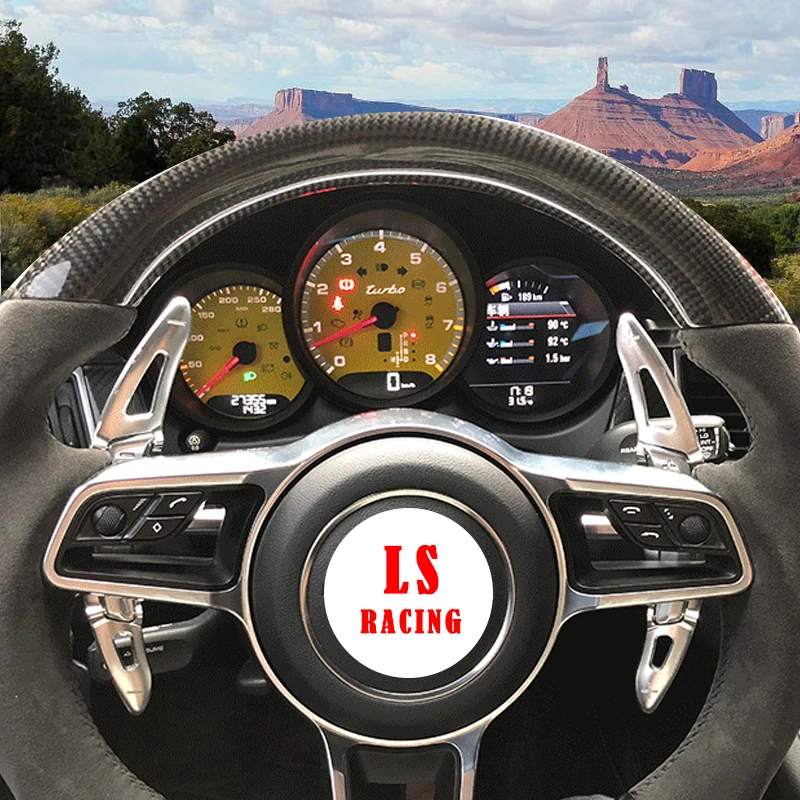 Car Aluminum Steering Wheel Shift Paddle Extension For Porsche Panamera Macan Cayenne 718 911 Boxster Auto Interior Accessories