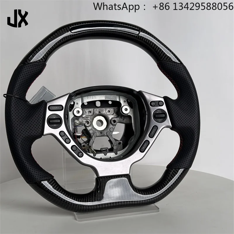 Exclusive Offer for Nissan GTR Carbon Fiber Steering Wheel R35 R34 2008-2016 Custom LED Suede Steering Wheel