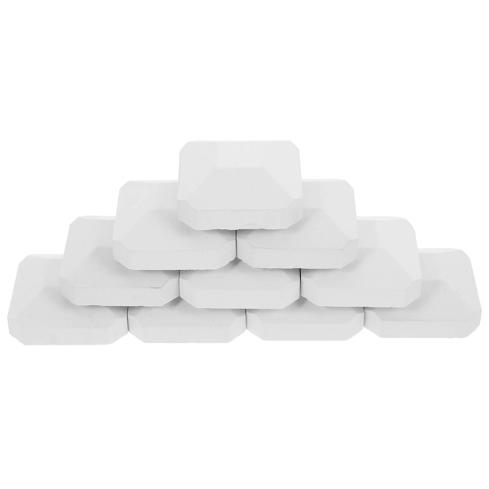 

10Pcs Cordierite Replacement Briquettes for Gas Grill Bbq Outdoor Camping Grill Parts Enhance Heat Distribution