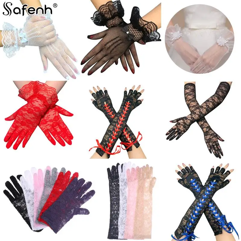 

1Pair Autumn Cycling Breathable Glove Full Finger Touch Screen Non-Slip Ice Silk Glovessplit Fingers Anti-slip Breathable Spring