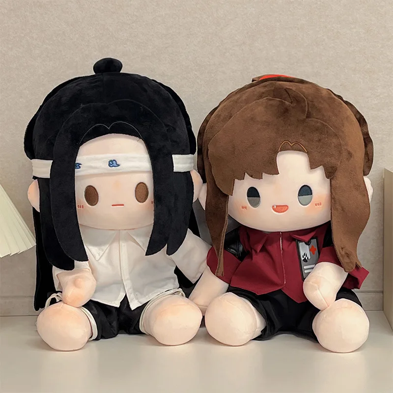 

40cm Mo Dao Zu Shi Plush Doll Wei Wuxian Lan Wangji Cosplay Cute Soft Stuffed Toy Pillow For Anime Fans