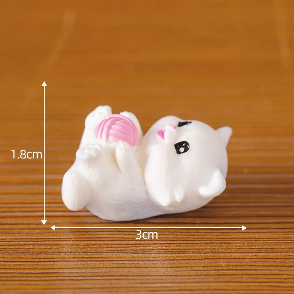 

Kids Gift Cute Mini Cat Figurines Resin Crafts Cartoon Cat Statue DIY Kitten Figurines Miniature Micro Landscape Ornaments