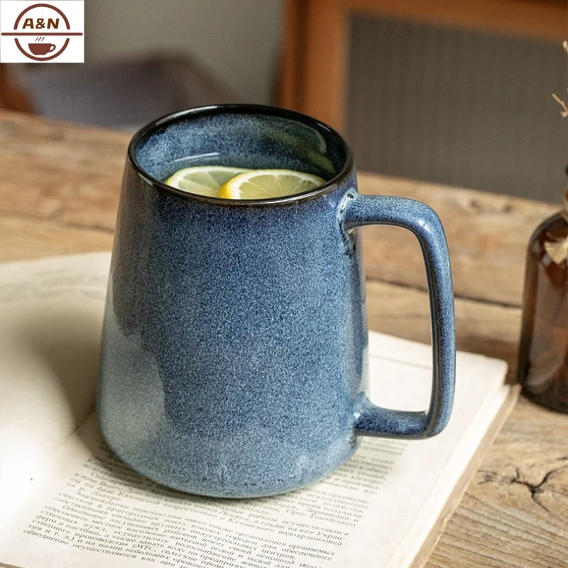 

24OZ Large Ceramics Coffee Mugs With Handle, 700ML Big Teacup Coffee Cup for Office and Home, Microwave and Dishwasher Safe