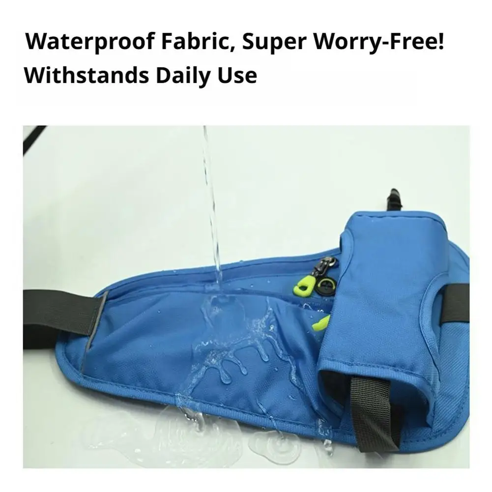 Bolsa diagonal para garrafa de água, esportes ao ar livre, montanhismo, multifuncional, fitness, mochila, à prova d'água, para corrida