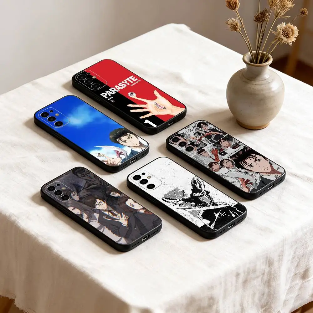 Parasyte Phone Case Black Silicone Soft For Samsung S25,S24,S21,S22,S23,S30,Ultra,S20,Plus,Fe,Lite